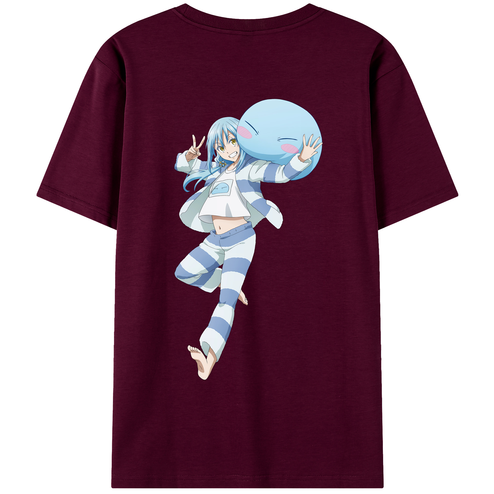 （画像用） 転スラ Regarding Reincarnated to Slime レディース半袖Tシャツ(バックプリント)
